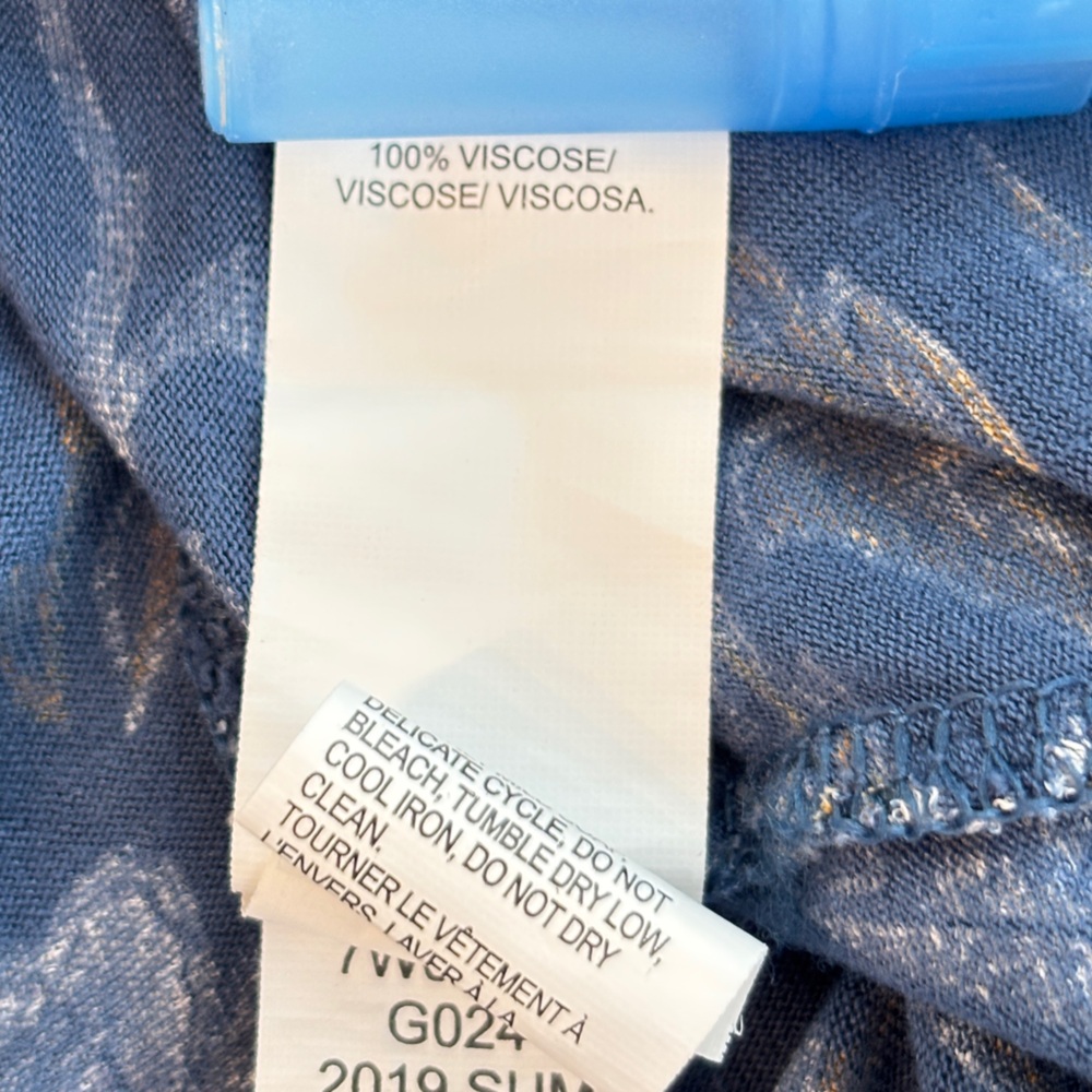 Lucky Brand Floral Top Women’s Large Blue - Picture 7 of 8